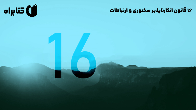 معرفی و دانلود کتاب 16 قانون انکارناپذیر سخنوری و ارتباطات