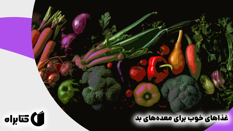 معرفی و دانلود کتاب غذاهای خوب برای معده‌های بد
