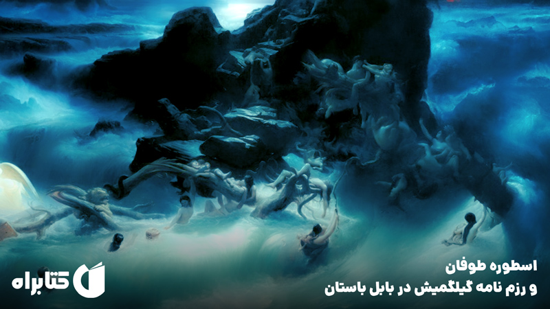 معرفی و دانلود کتاب اسطوره طوفان و رزم نامه گیلگمیش در بابل باستان