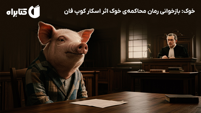 معرفی و دانلود کتاب خوک: بازخوانی رمان محاکمه‌ی خوک اثر اسکار کوپ فان