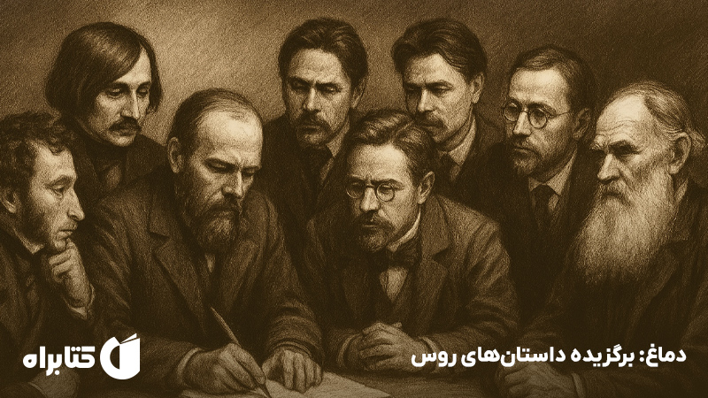 معرفی و دانلود کتاب دماغ: برگزیده داستانهای روس