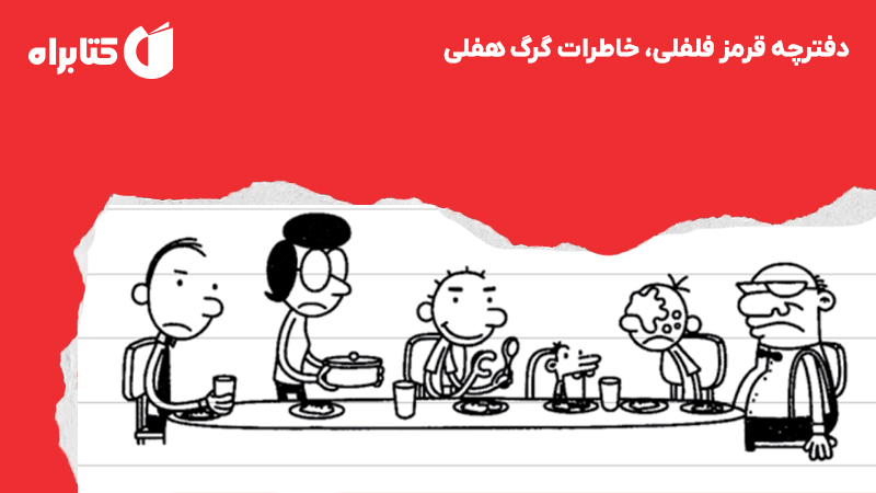 معرفی و دانلود کتاب دفترچه قرمز فلفلی، خاطرات گرگ هفلی