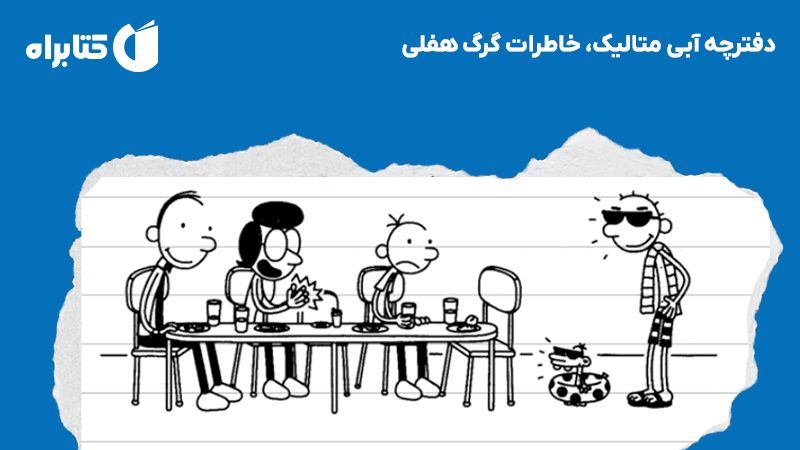 معرفی و دانلود کتاب دفترچه آبی متالیک، خاطرات گرگ هفلی