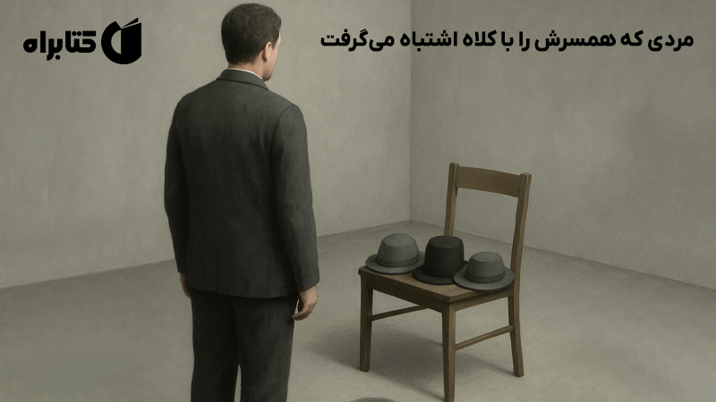 معرفی و دانلود کتاب مردی که همسرش را با کلاه اشتباه می‌گرفت