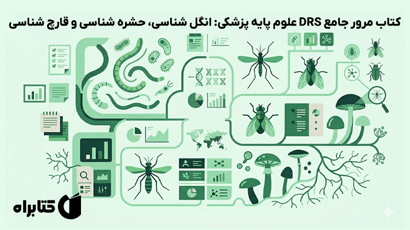 معرفی و دانلود کتاب مرور جامع DRS علوم پایه پزشکی: انگل شناسی، حشره شناسی و قارچ شناسی