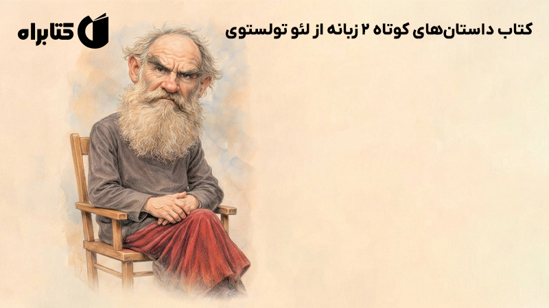معرفی و دانلود کتاب داستان‌های کوتاه 2 زبانه از لئو تولستوی
