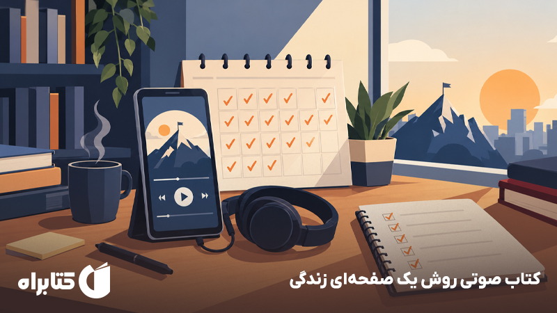 معرفی و دانلود کتاب صوتی روش یک صفحهای زندگی