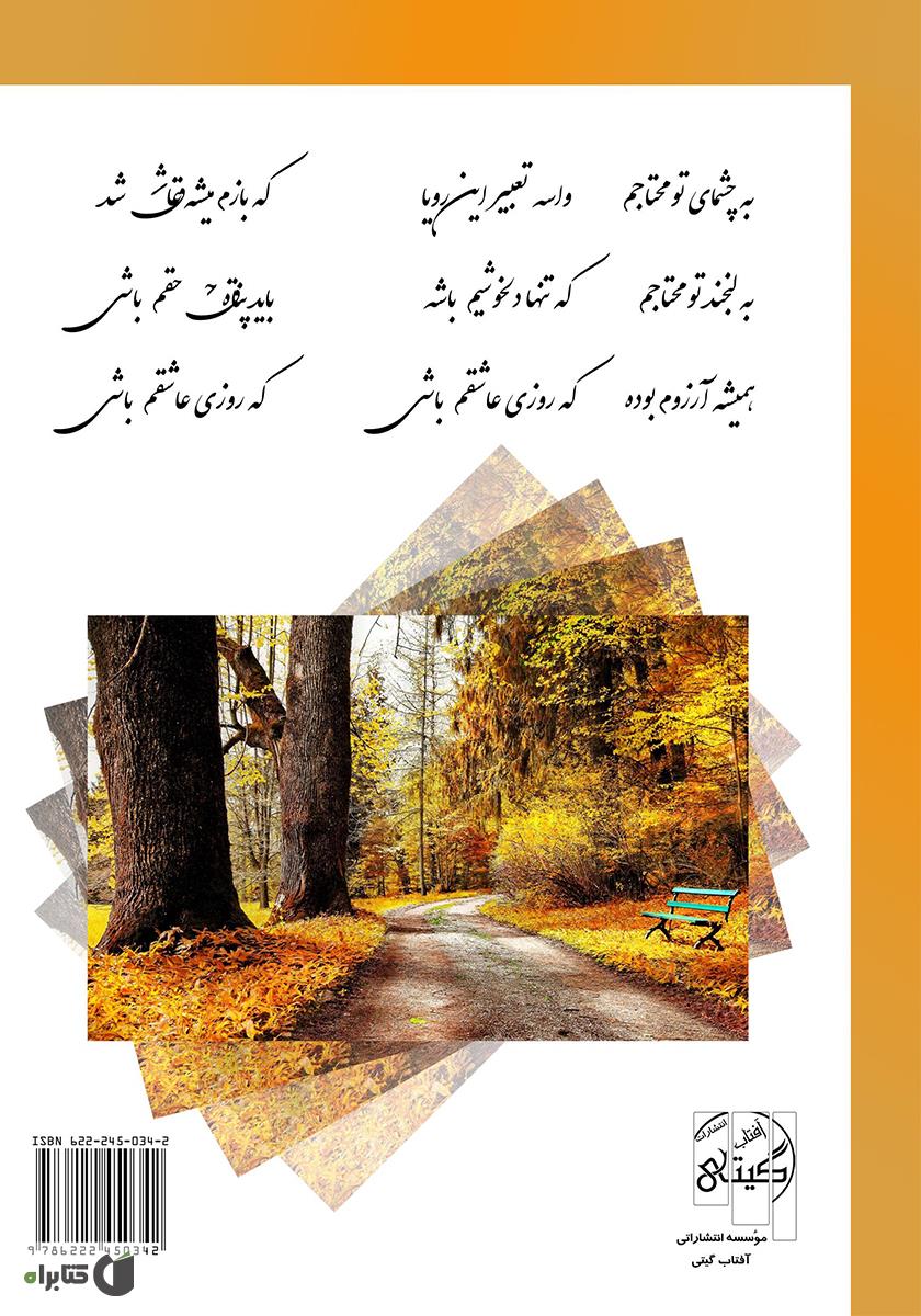 پشت جلد کتاب عشق درجه یک