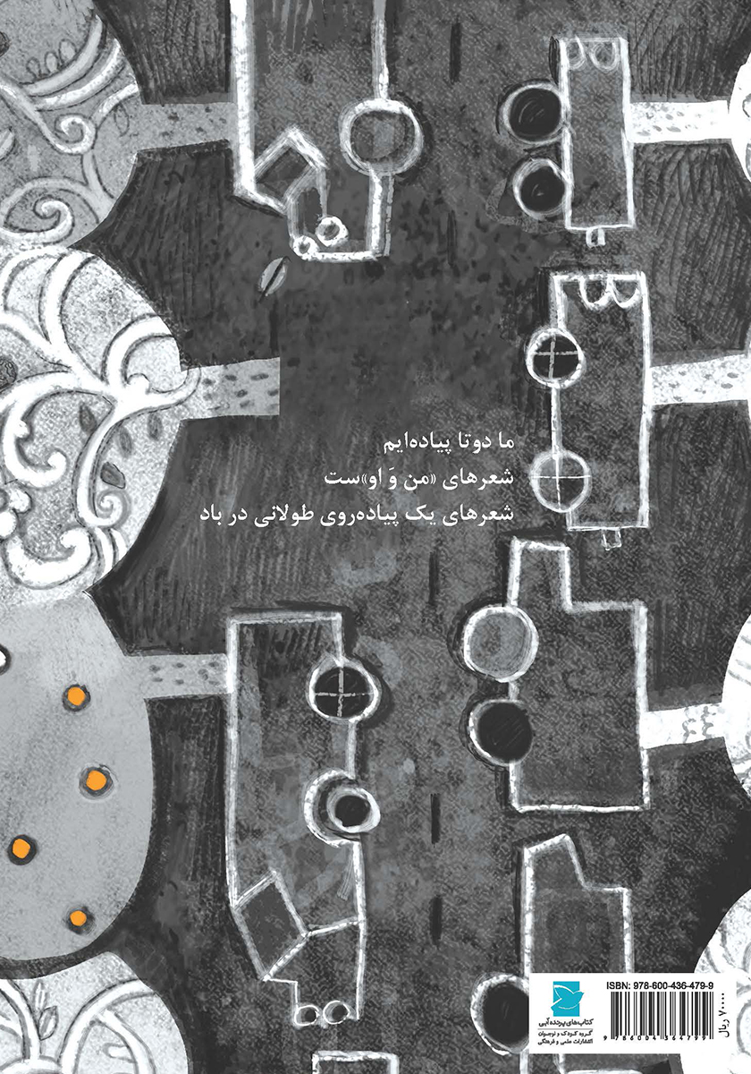 پشت جلد کتاب ما دو تا پیادهایم
