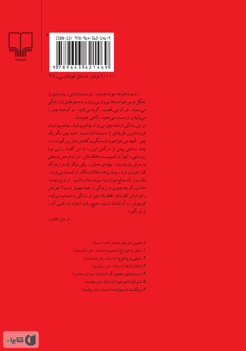 پشت جلد کتاب دیوانه بازی