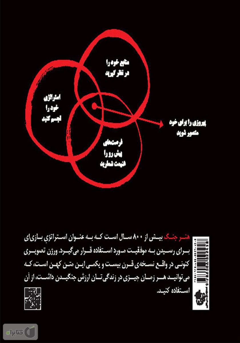 پشت جلد کتاب هنر جنگ (مصور)