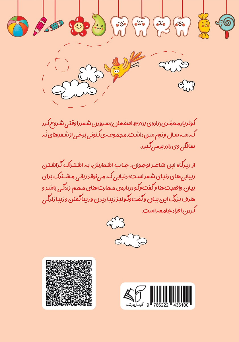 پشت جلد کتاب کتاب شادی می‌آد تو خونه