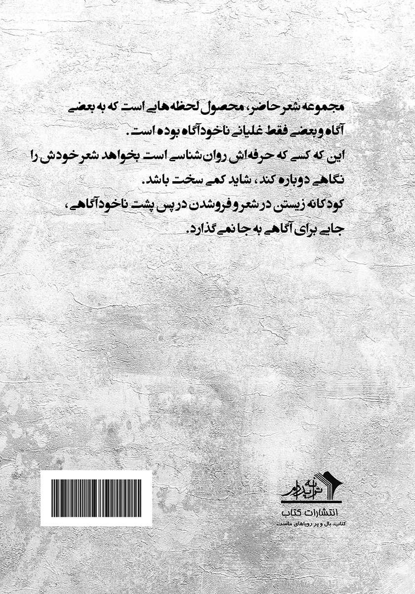 پشت جلد کتاب آوای بی‌صدای پروانه‌ها