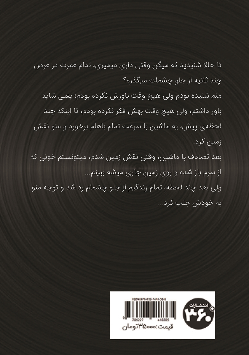 پشت جلد کتاب روز هشتم