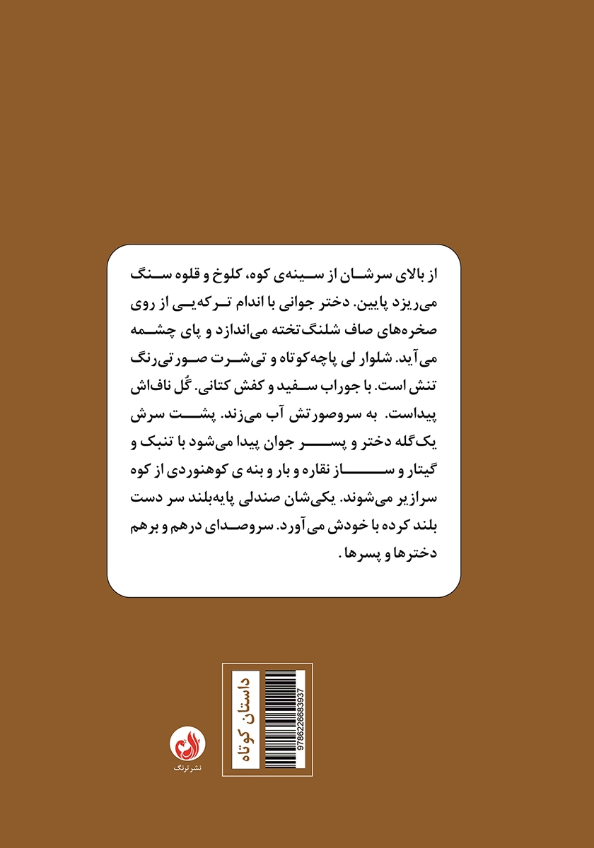 پشت جلد کتاب خاکستر علفزار سوخته