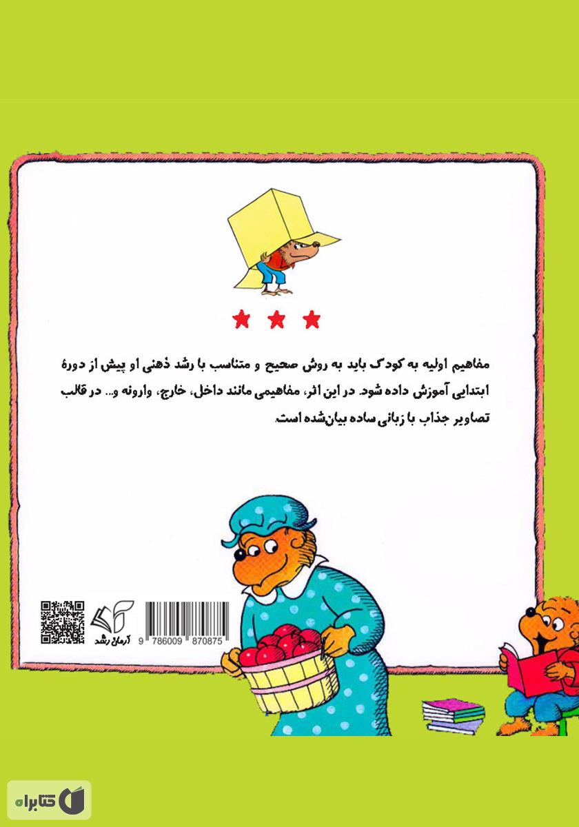 پشت جلد کتاب داخل، خارج، وارونه
