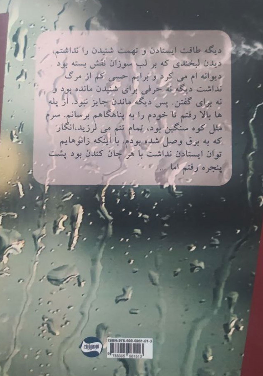 پشت جلد کتاب قلبی که جا ماند
