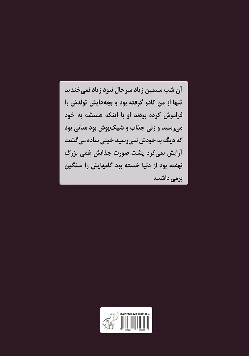 پشت جلد کتاب دست سرنوشت
