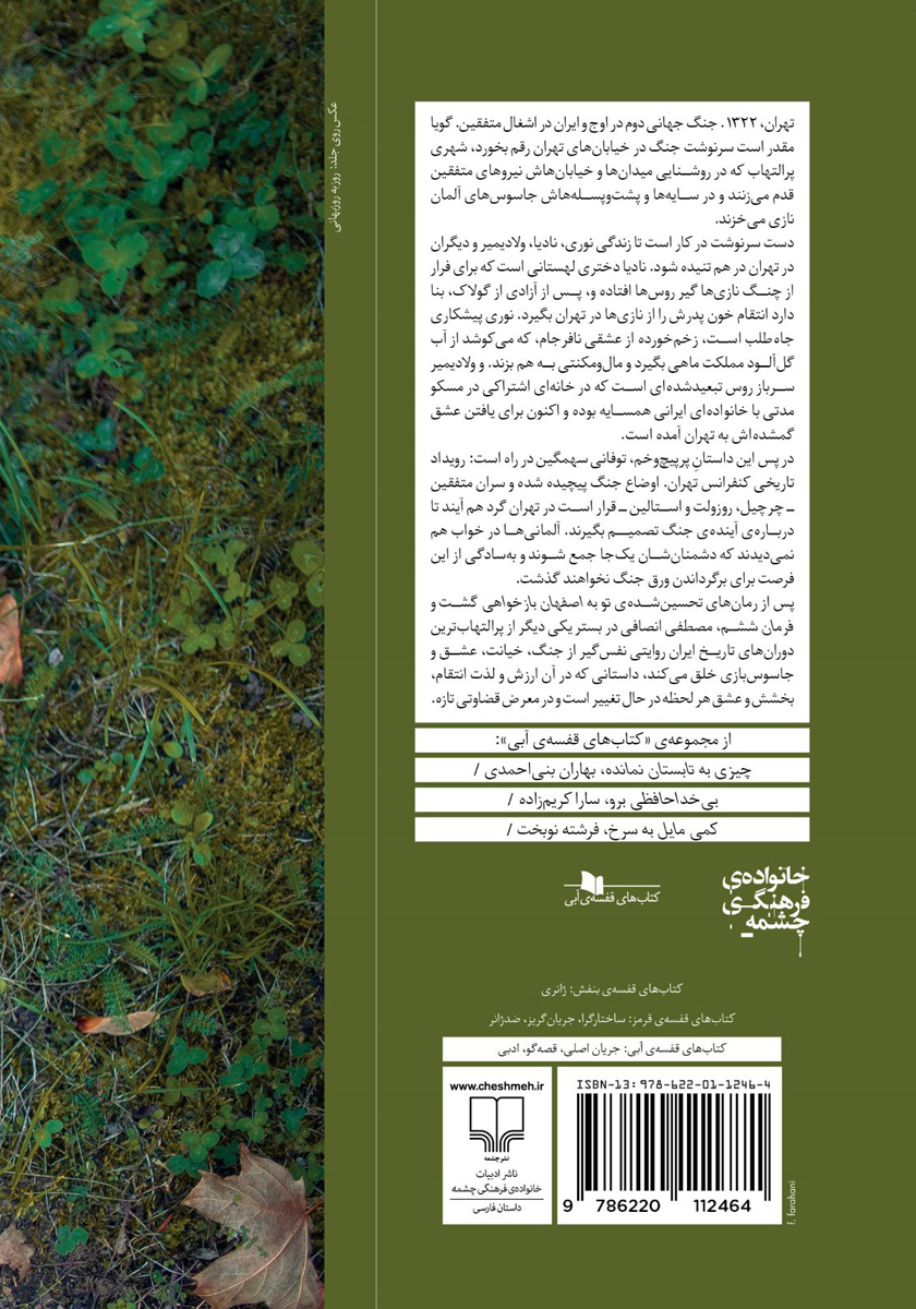 پشت جلد کتاب نوری، نادیا، ولادیمیر و دیگران
