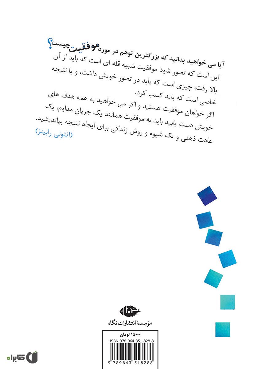 پشت جلد کتاب رازها و نیازهای موفقیت ایرانی