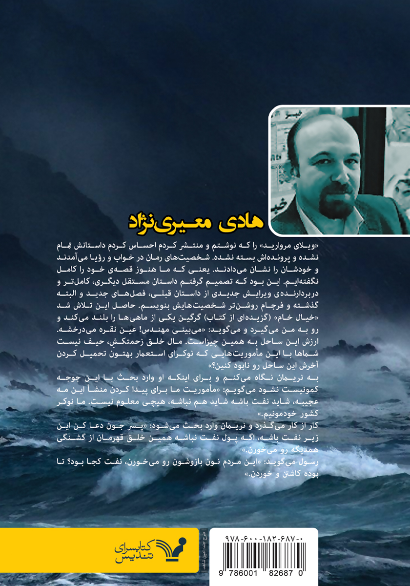 پشت جلد کتاب کتاب خیال خام