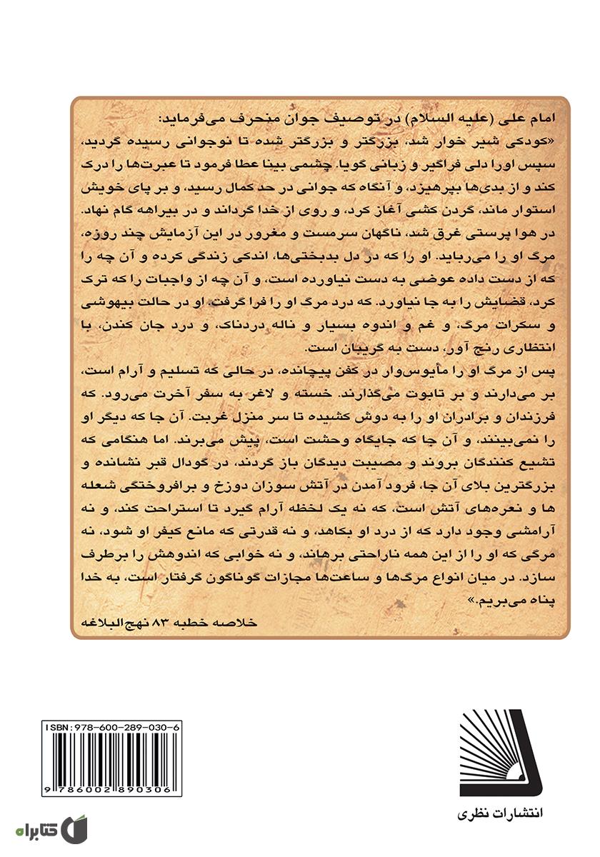 پشت جلد کتاب پیشگیرى و درمان انحرافات (ویژه پسران)
