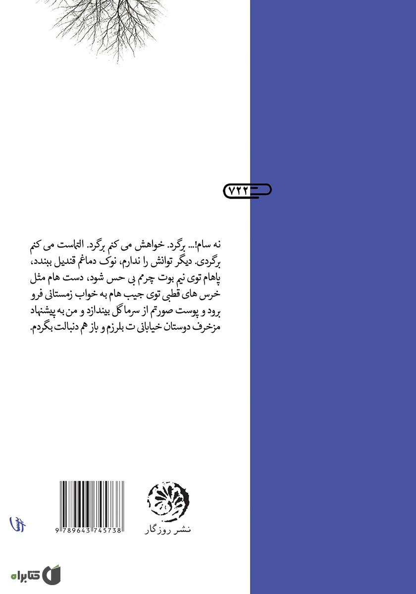 پشت جلد کتاب شاید دیگری