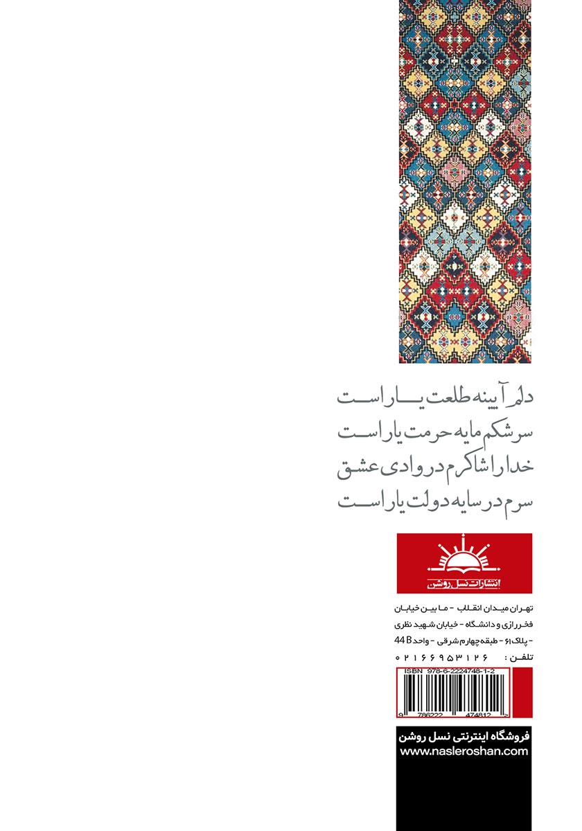 پشت جلد کتاب سایه دولت یار