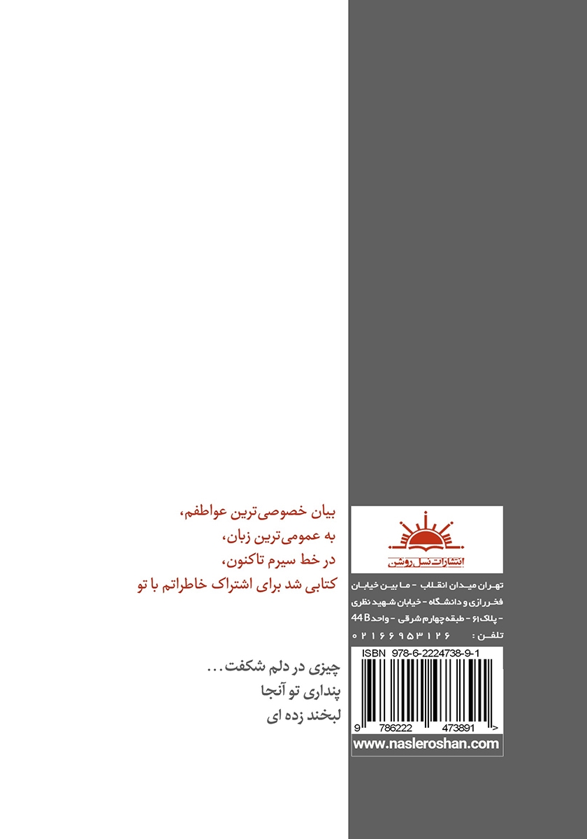 پشت جلد کتاب رنگین کمان خاکستری