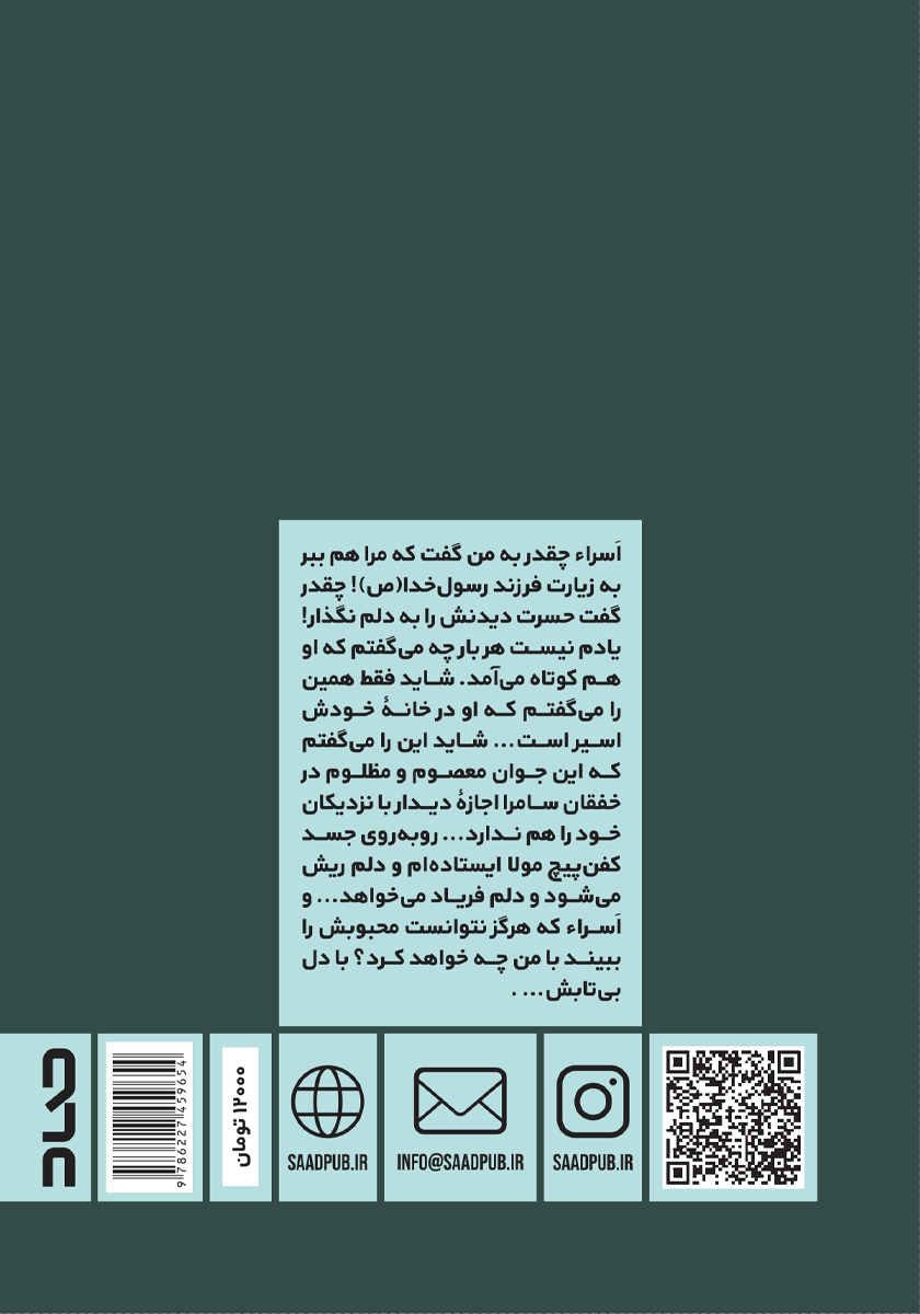 پشت جلد کتاب فاخته‌‌های ناصره
