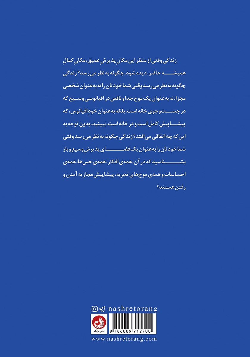 پشت جلد کتاب کتاب عمیق‌ترین پذیرش