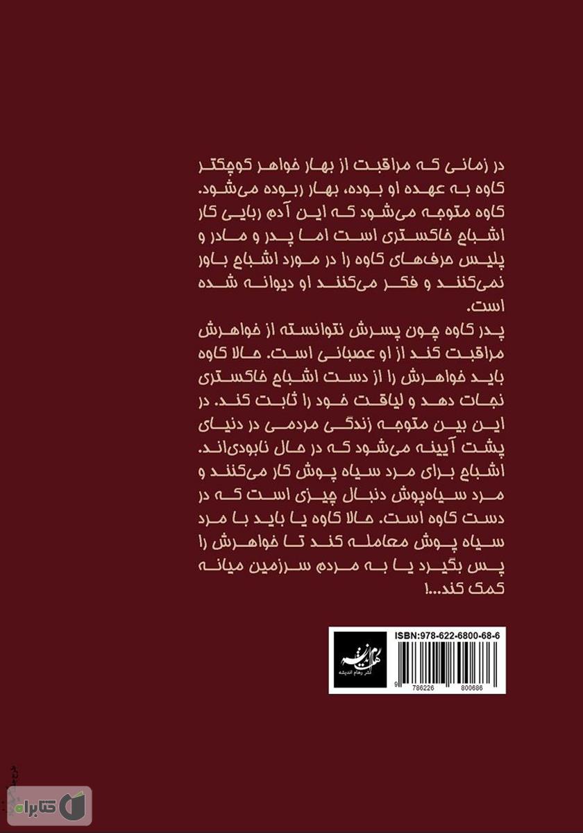 پشت جلد کتاب دنیای پشت آیینه