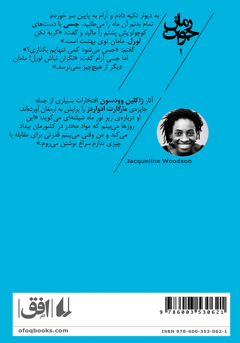 پشت جلد کتاب زیر نور ماه شیشهای