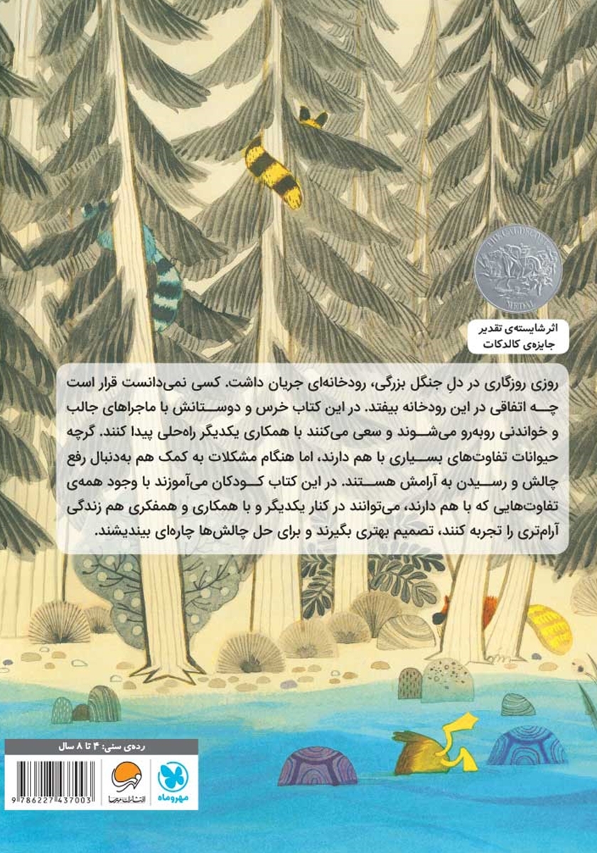 پشت جلد کتاب خرس از راه رسید