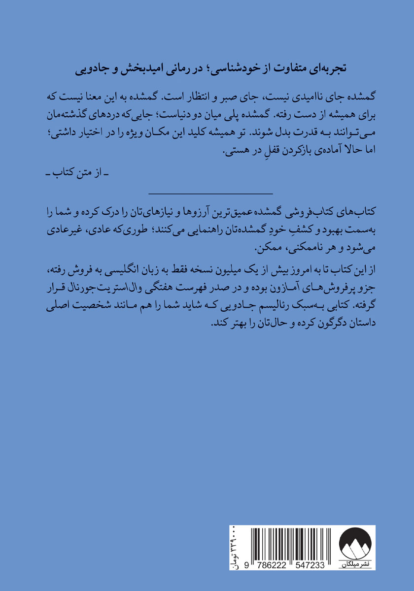 پشت جلد کتاب کتاب فروشی گمشده