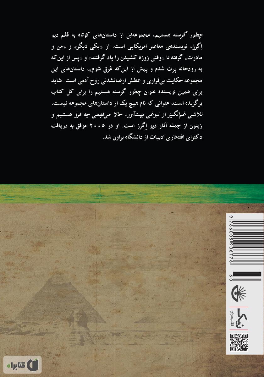 پشت جلد کتاب چطور گرسنه هستیم