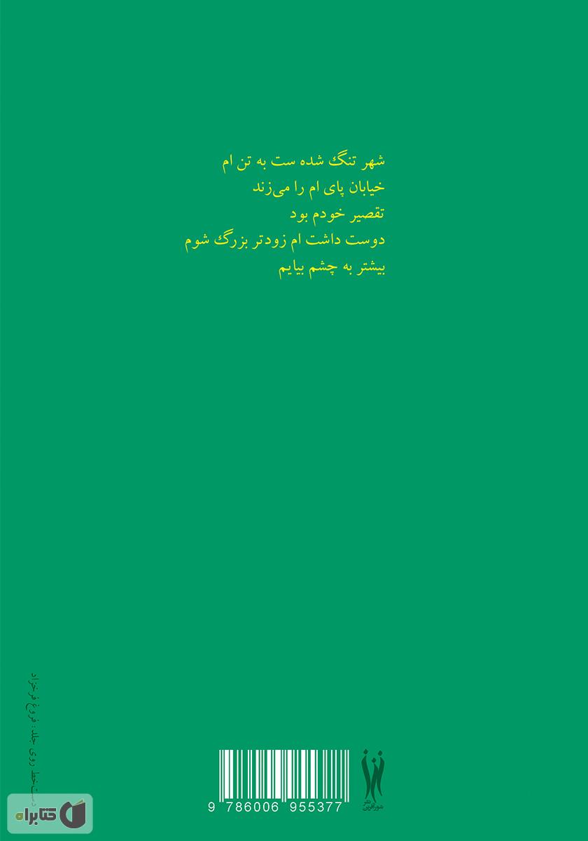 پشت جلد کتاب کتاب دست شستن از مرگ