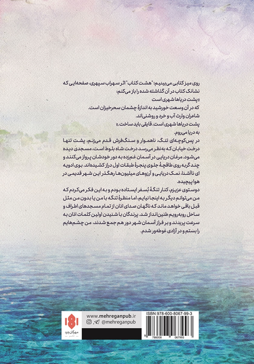 پشت جلد کتاب کتاب وقتی برگشتم خانه باش