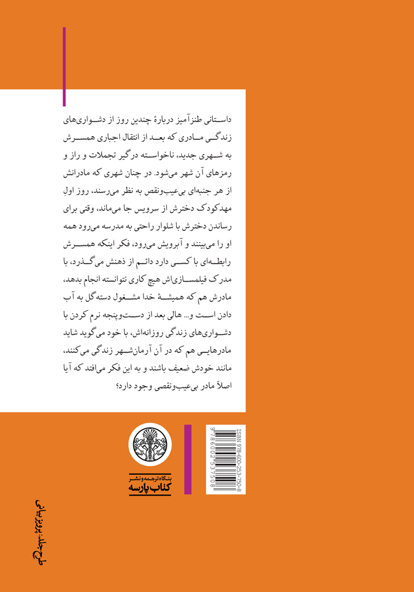 پشت جلد کتاب هالی بنکس و کوله باری از ترسهایش