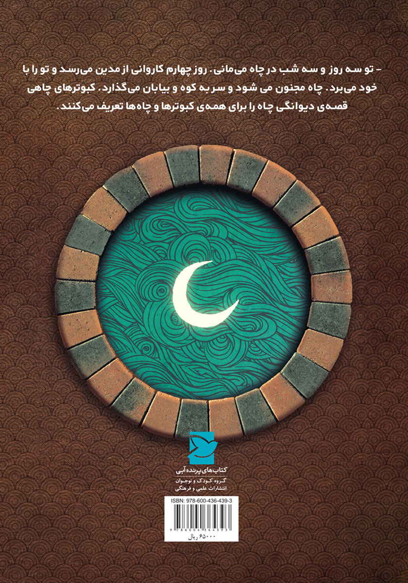 پشت جلد کتاب چاه و ماه