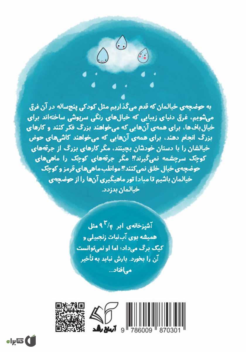 پشت جلد کتاب پرواز بدون بال
