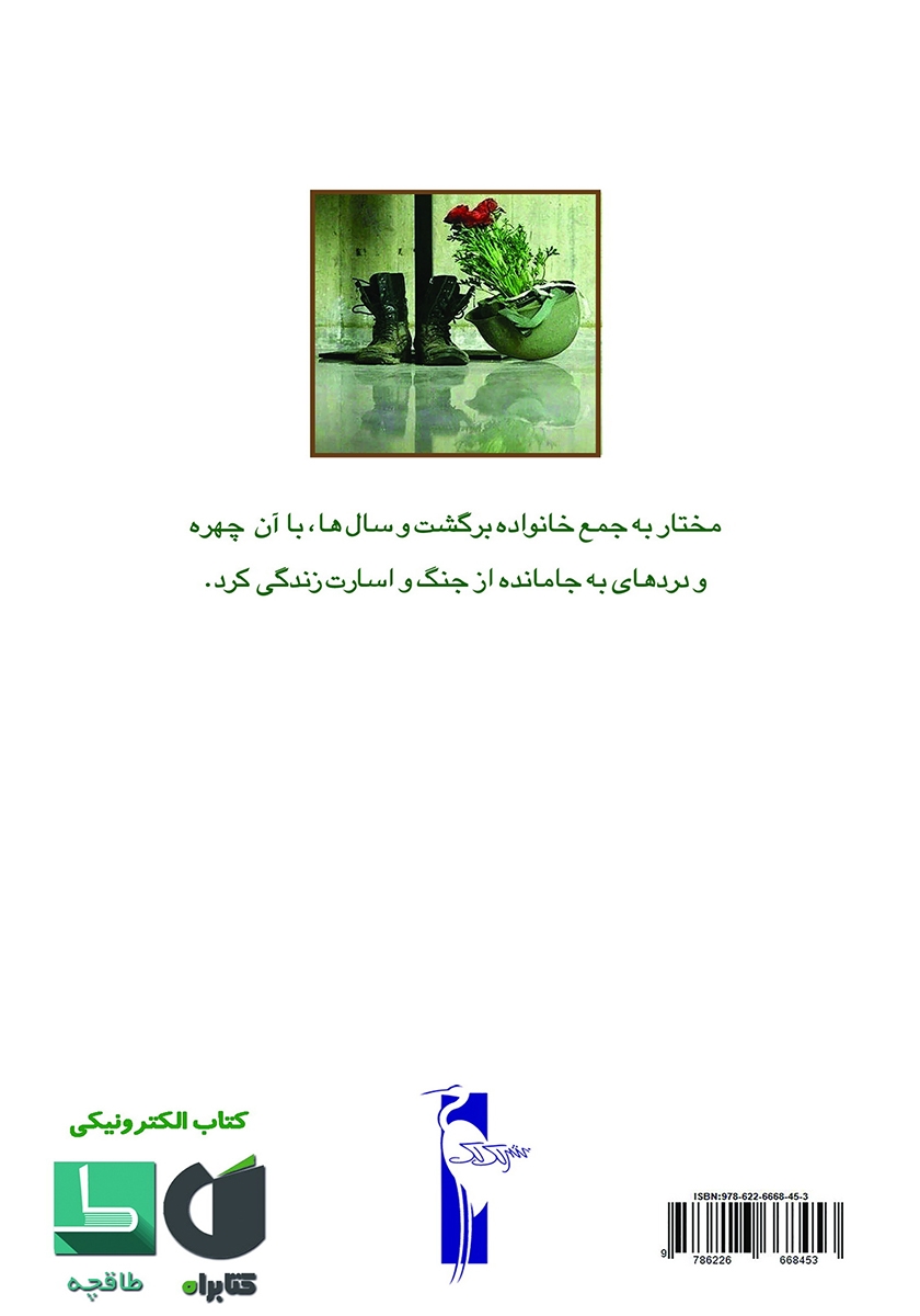 پشت جلد کتاب دردهای به جا مانده