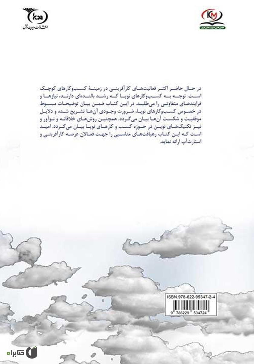 پشت جلد کتاب استارت آپ: پیدایش و پرورش