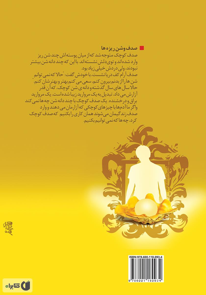 پشت جلد کتاب خوشبختی ساختنی است نه یافتنی