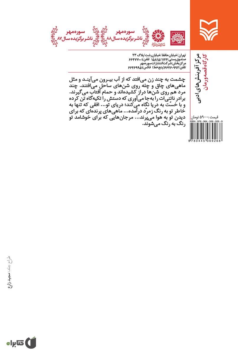 پشت جلد رمان شاه بی شین