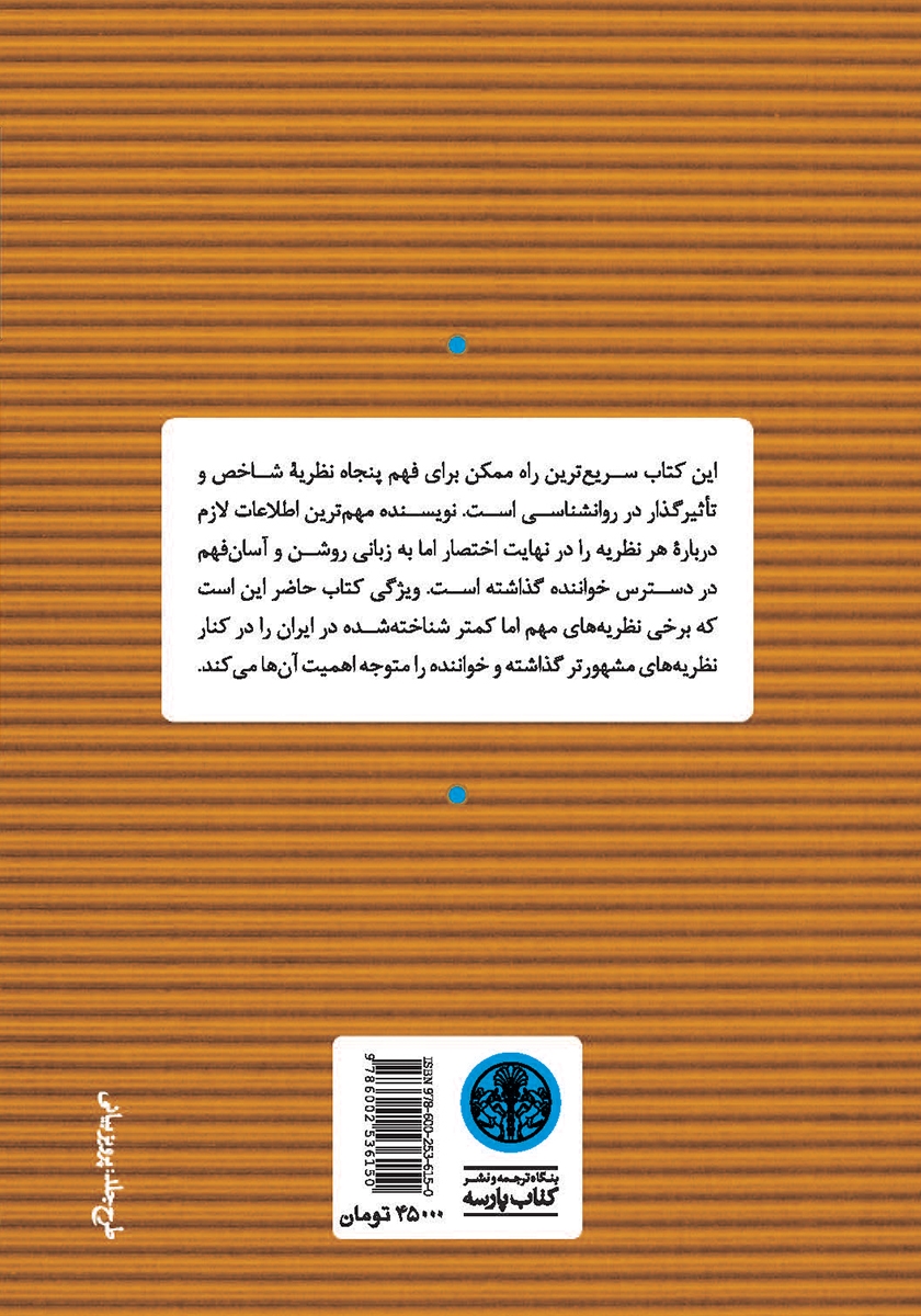 پشت جلد کتاب کتاب 30 ثانیه روانشناسی