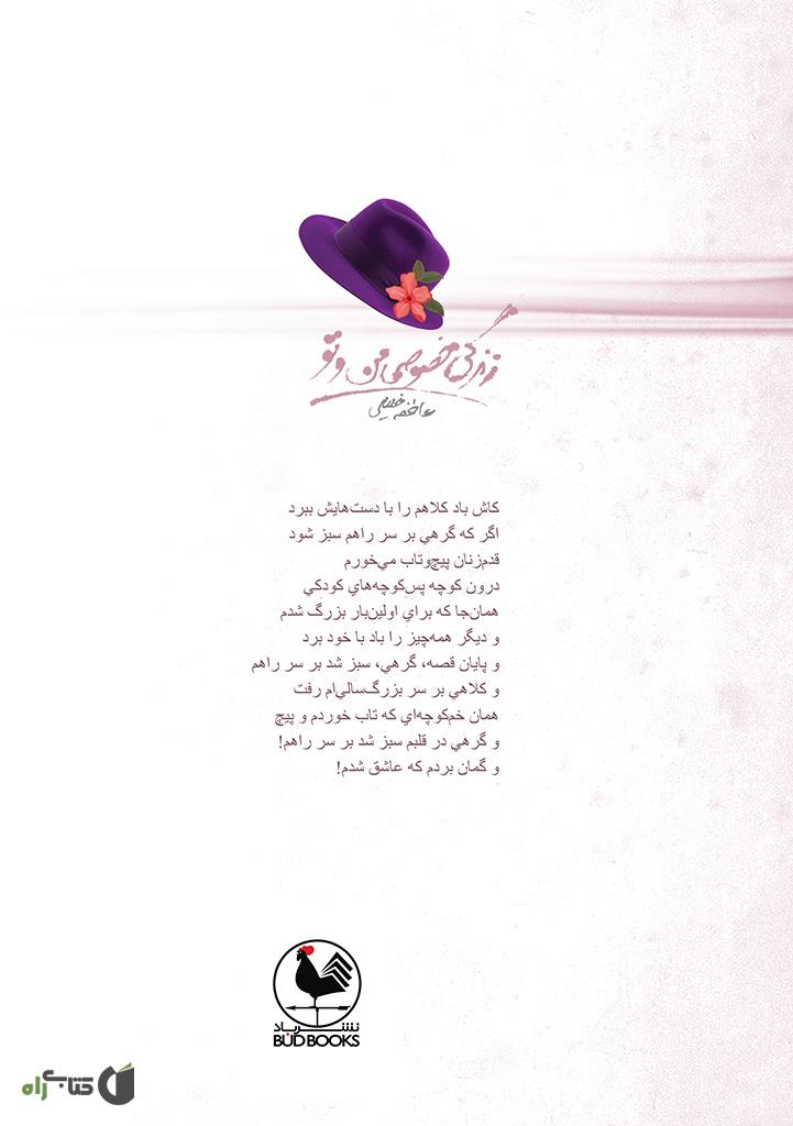 پشت جلد کتاب زندگی خصوصی من و تو