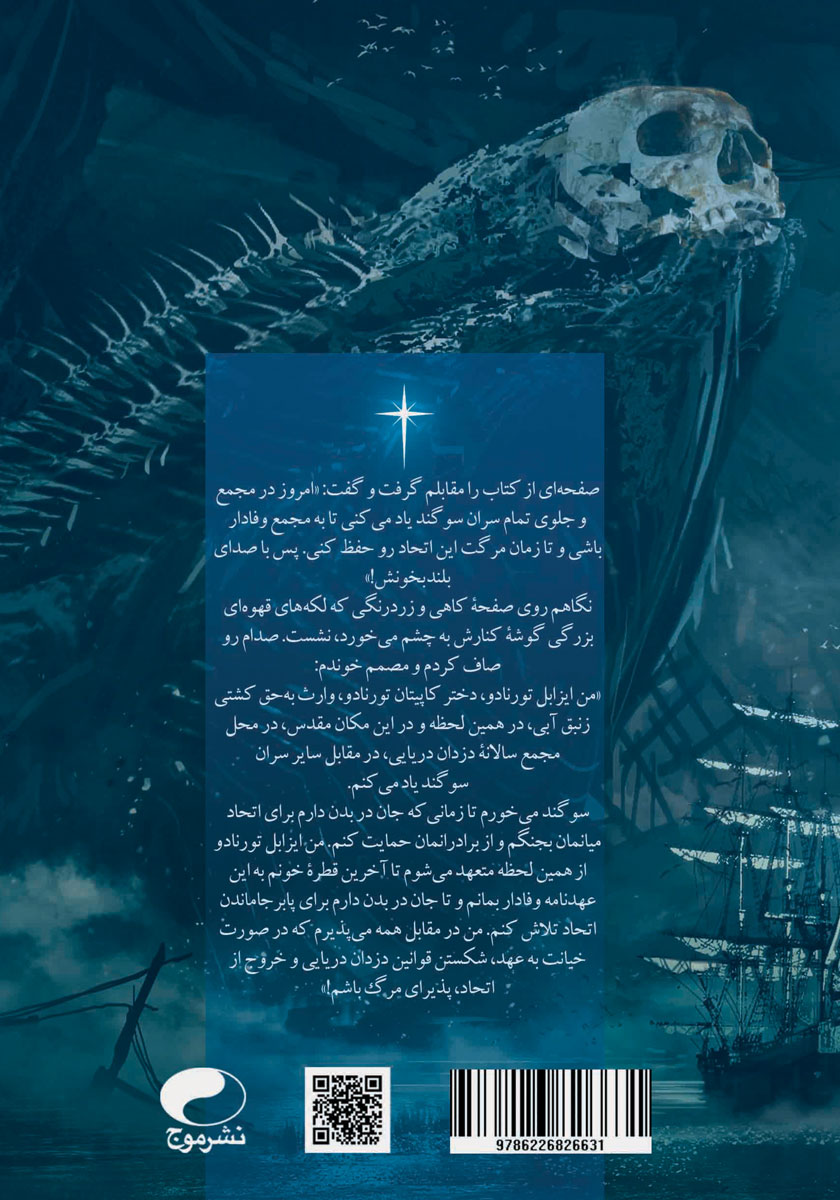 پشت جلد کتاب مجمع دزدان