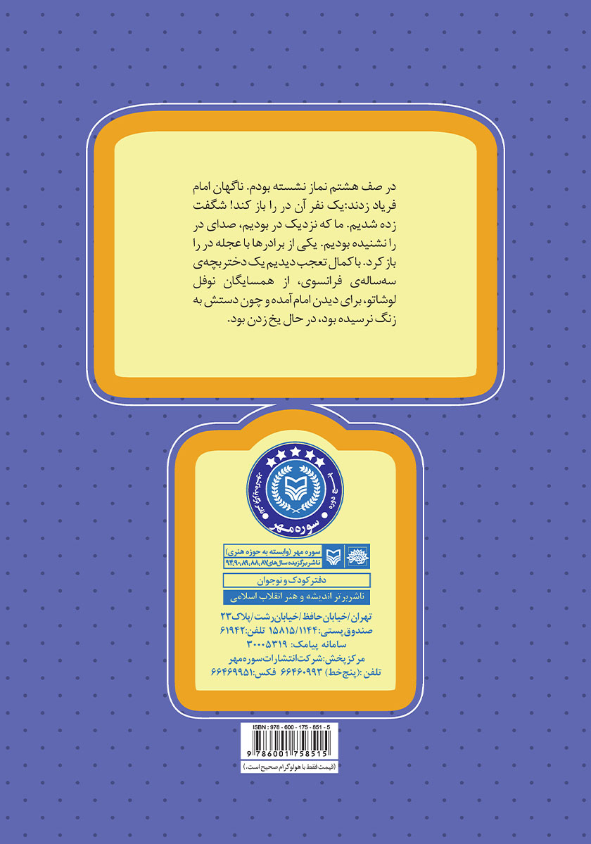 پشت جلد کتاب نوفل لوشاتو؛ پایان غربت