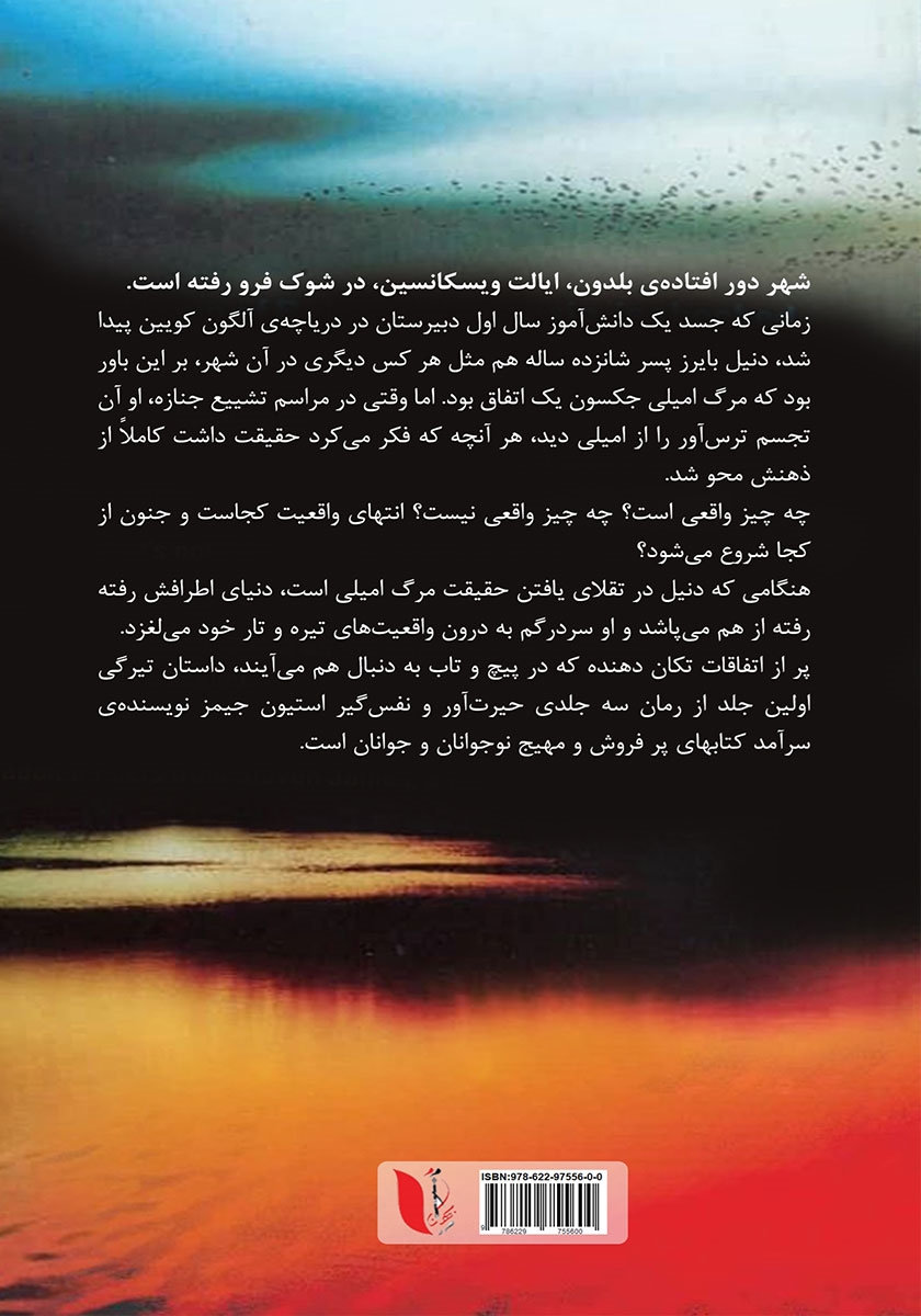 پشت جلد کتاب تیرگی